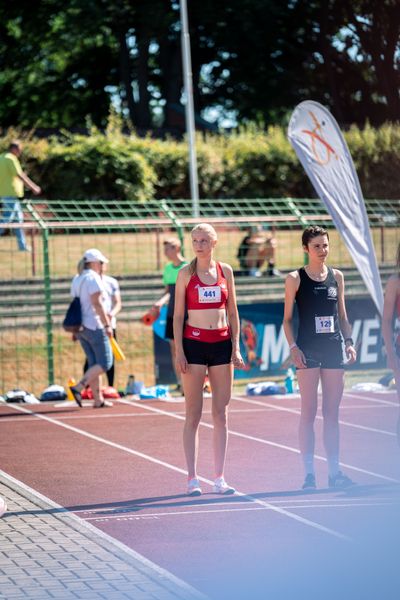 Marie Proepsting (VfL Eintracht Hannover) am 02.07.2022 waehrend den NLV+BLV Leichtathletik-Landesmeisterschaften im Jahnstadion in Goettingen (Tag 1)